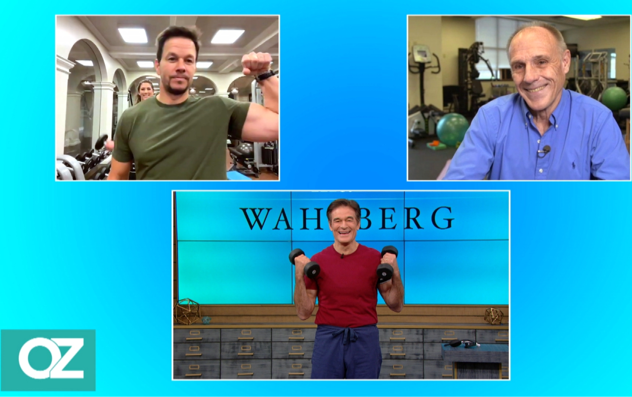 BFR Expert, Dr. Jim Stray-Gundersen talks to Dr. Oz and Mark Wahlberg about the benefits of B Strong Blood Flow Restriction Training