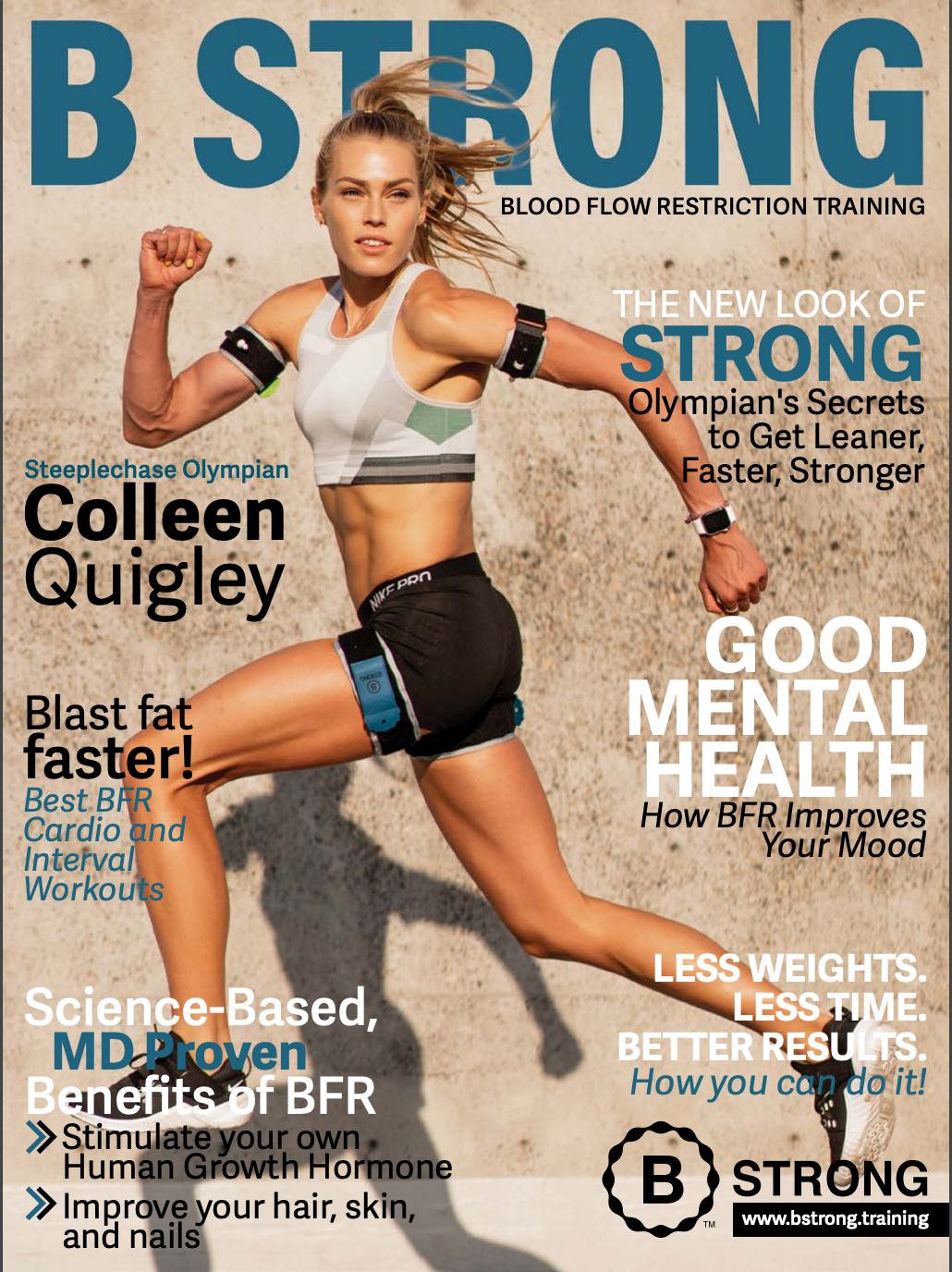 Olympic athlete, Colleen Quigley, shares why training with Blood Flow Restriction (BFR) is giving her an advantage